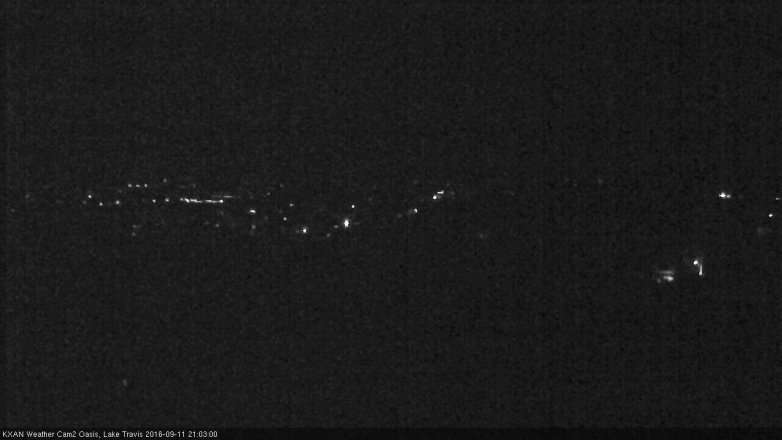 Lake Travis webcam, September 11, 2016 8:10 PM CT