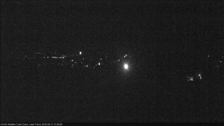 Lake Travis webcam, September 11, 2016 8:15 PM CT