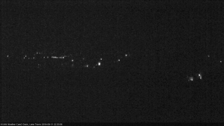 Lake Travis webcam, September 11, 2016 9:40 PM CT