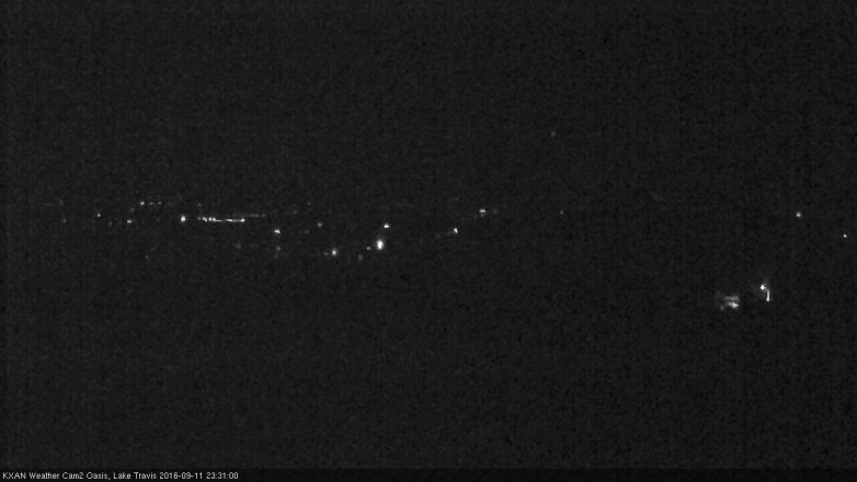 Lake Travis webcam, September 11, 2016 10:55 PM CT