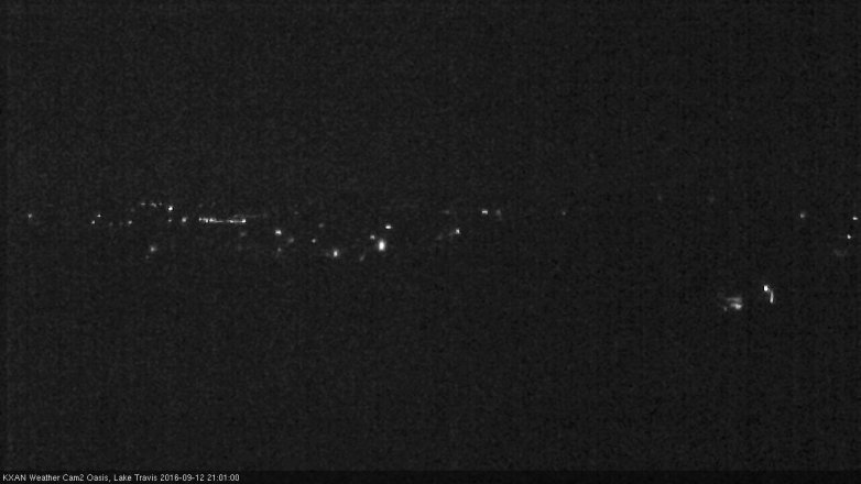 Lake Travis webcam, September 12, 2016 8:15 PM CT
