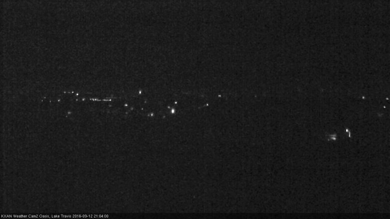 Lake Travis webcam, September 12, 2016 8:30 PM CT