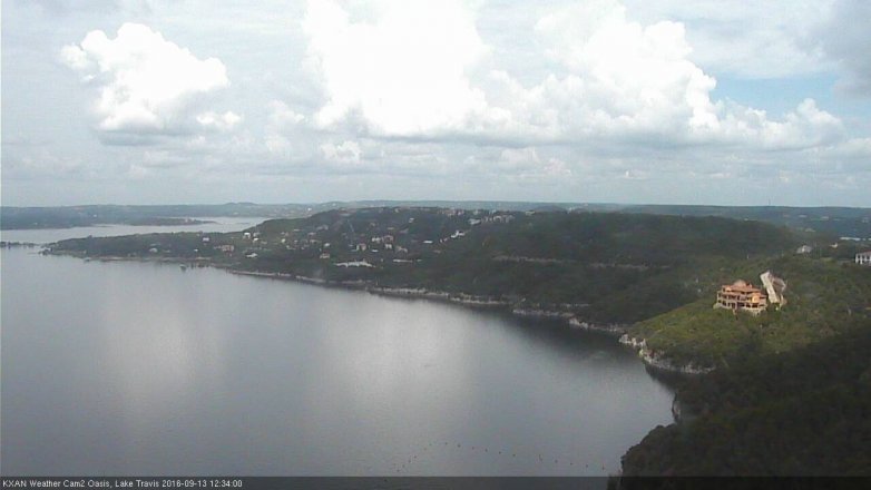 Lake Travis webcam, September 13, 2016 11:45 AM CT