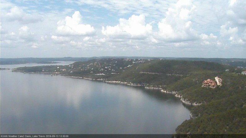 Lake Travis webcam, September 13, 2016 12:50 PM CT