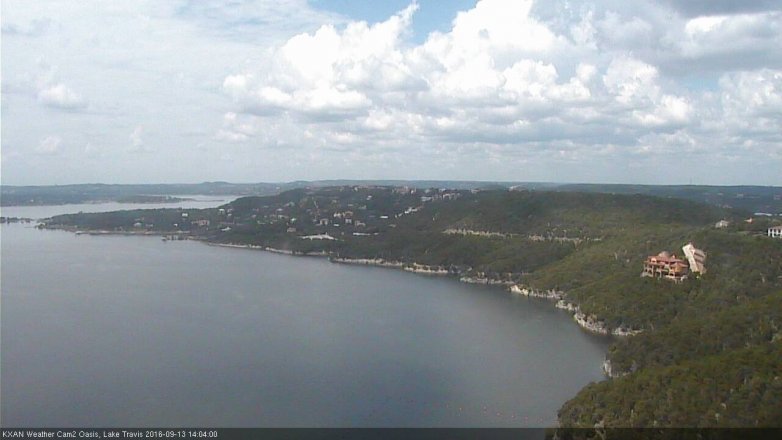 Lake Travis webcam, September 13, 2016 1:20 PM CT