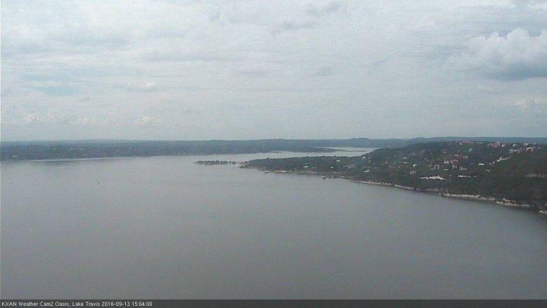 Lake Travis webcam, September 13, 2016 2:25 PM CT
