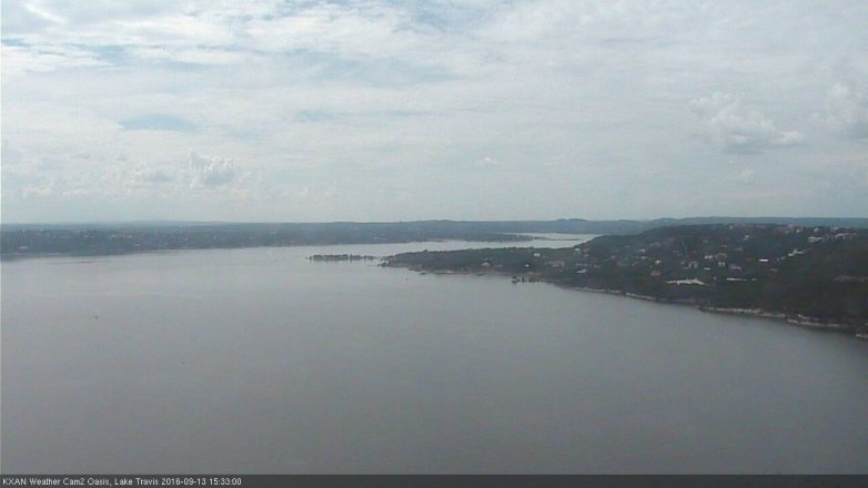 Lake Travis webcam, September 13, 2016 2:45 PM CT