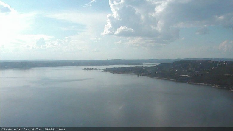 Lake Travis webcam, September 13, 2016 4:30 PM CT