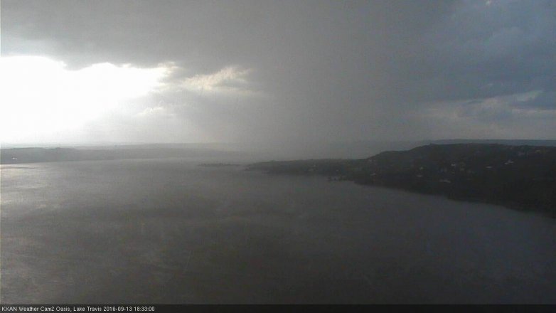 Lake Travis webcam, September 13, 2016 6:00 PM CT