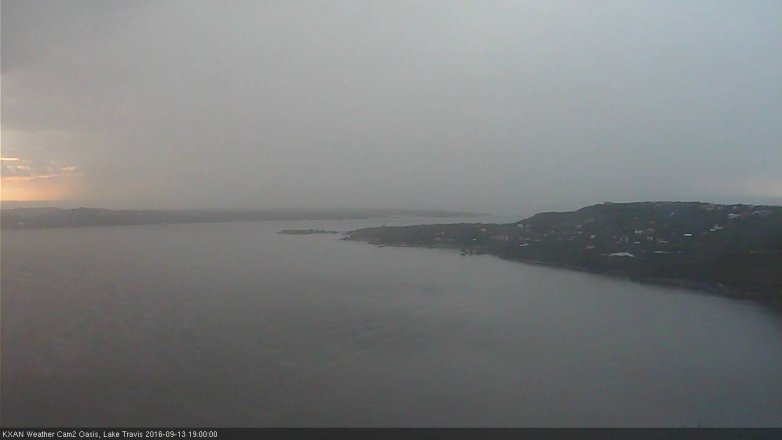 Lake Travis webcam, September 13, 2016 6:05 PM CT