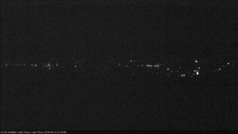 Lake Travis webcam, September 13, 2016 8:10 PM CT