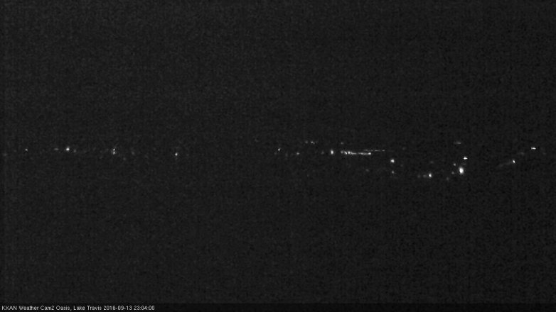 Lake Travis webcam, September 13, 2016 10:35 PM CT