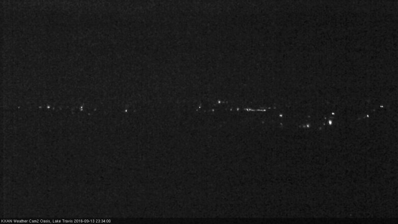 Lake Travis webcam, September 13, 2016 10:40 PM CT