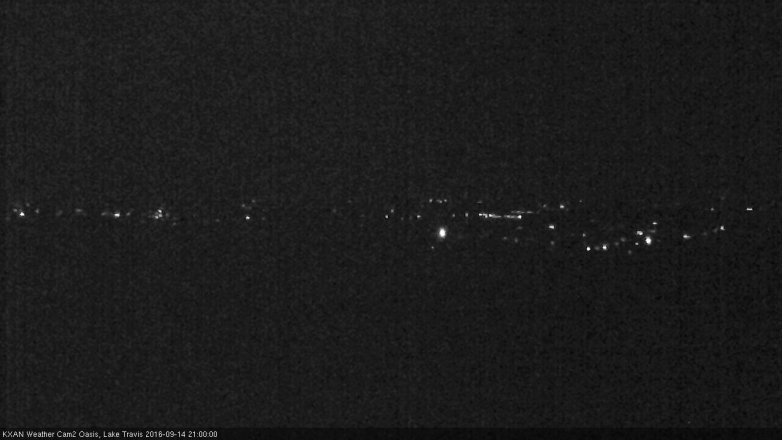 Lake Travis webcam, September 14, 2016 8:10 PM CT