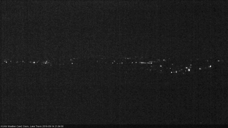 Lake Travis webcam, September 14, 2016 8:35 PM CT