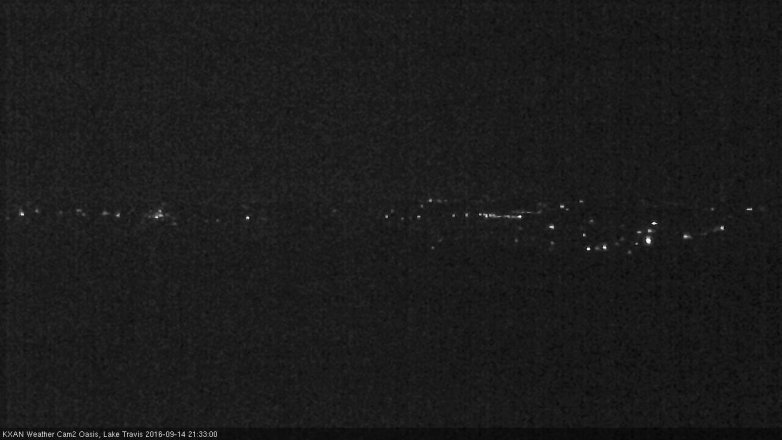 Lake Travis webcam, September 14, 2016 8:50 PM CT