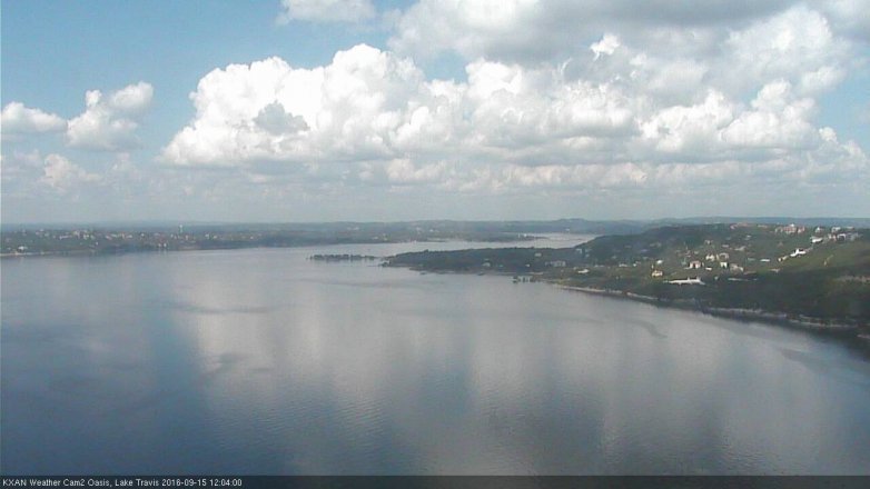 Lake Travis webcam, September 15, 2016 11:15 AM CT