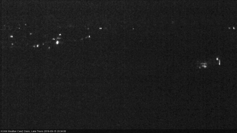 Lake Travis webcam, September 15, 2016 7:40 PM CT