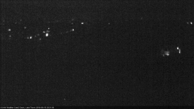 Lake Travis webcam, September 15, 2016 7:45 PM CT