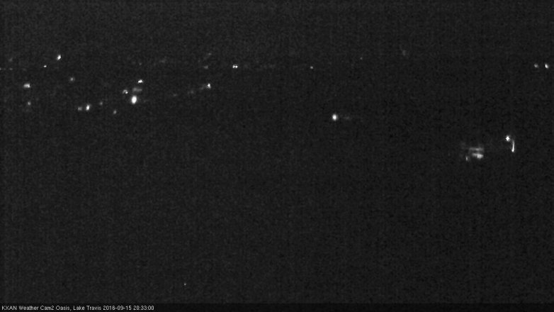 Lake Travis webcam, September 15, 2016 7:50 PM CT