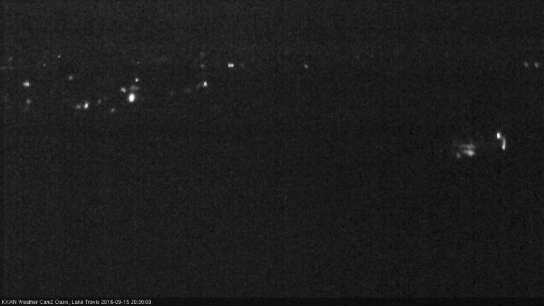 Lake Travis webcam, September 15, 2016 7:55 PM CT