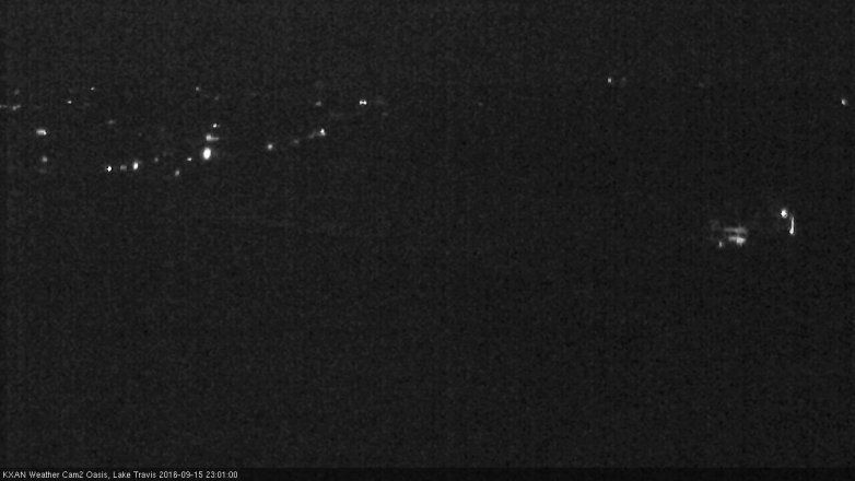 Lake Travis webcam, September 15, 2016 10:05 PM CT