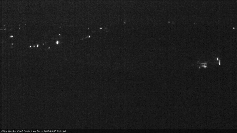 Lake Travis webcam, September 15, 2016 10:35 PM CT