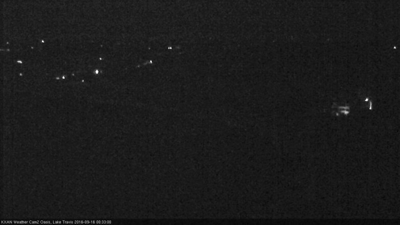 Lake Travis webcam, September 15, 2016 11:55 PM CT