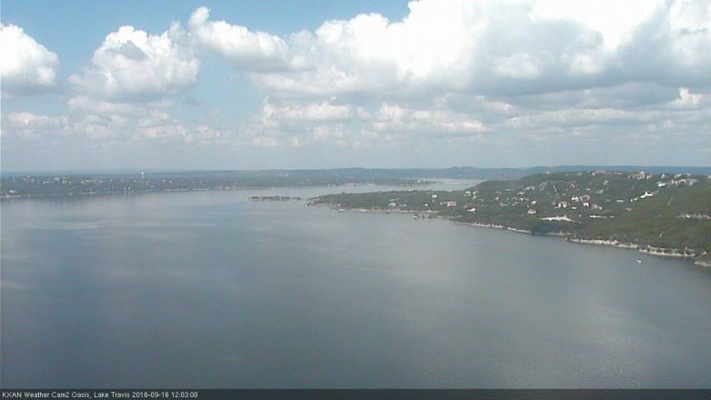 Lake Travis webcam, September 16, 2016 11:25 AM CT