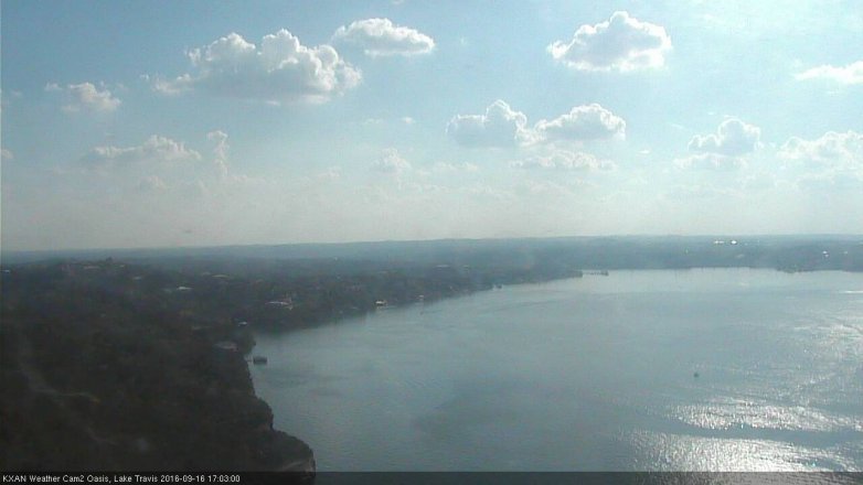 Lake Travis webcam, September 16, 2016 4:10 PM CT
