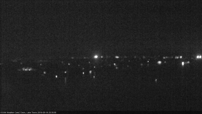 Lake Travis webcam, September 16, 2016 7:45 PM CT