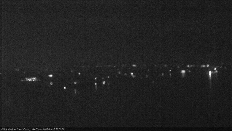 Lake Travis webcam, September 16, 2016 10:45 PM CT