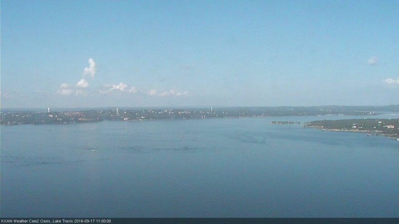 Lake Travis webcam, September 17, 2016 10:20 AM CT