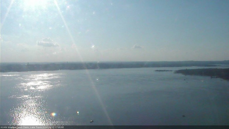 Lake Travis webcam, September 17, 2016 4:45 PM CT