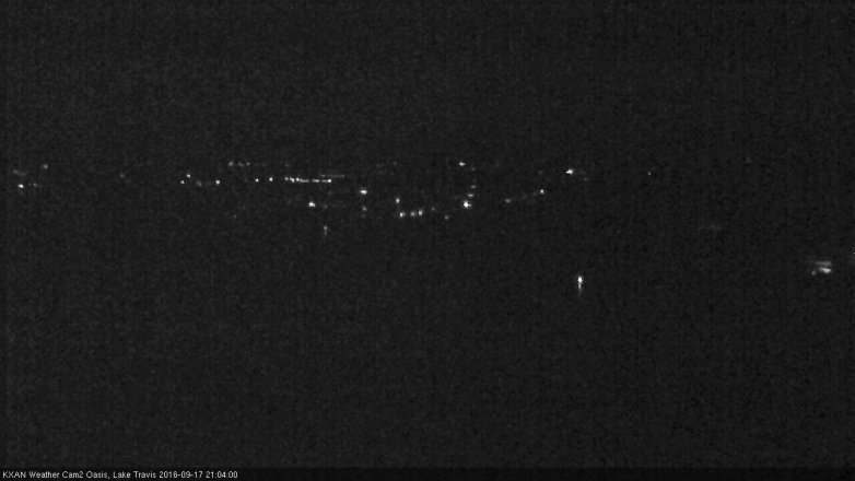 Lake Travis webcam, September 17, 2016 8:35 PM CT