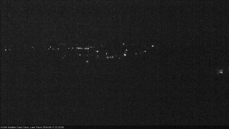 Lake Travis webcam, September 17, 2016 8:55 PM CT