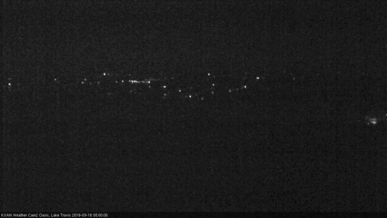 Lake Travis webcam, September 17, 2016 11:10 PM CT