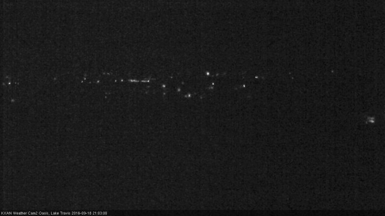 Lake Travis webcam, September 18, 2016 8:15 PM CT