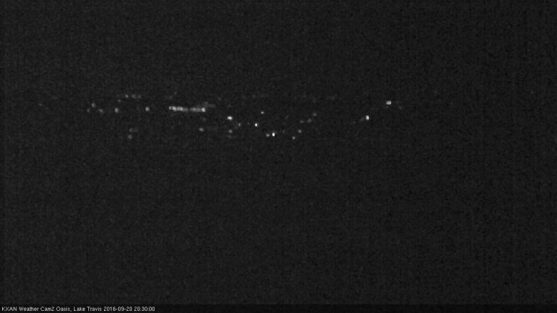 Lake Travis webcam, September 20, 2016 7:40 PM CT
