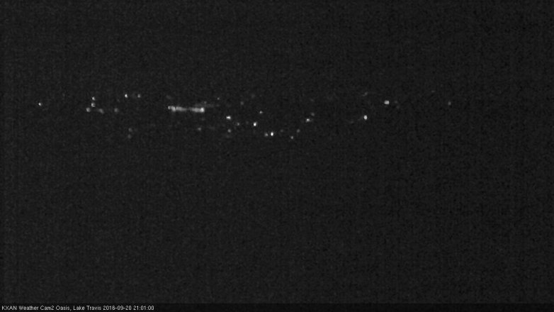 Lake Travis webcam, September 20, 2016 8:15 PM CT