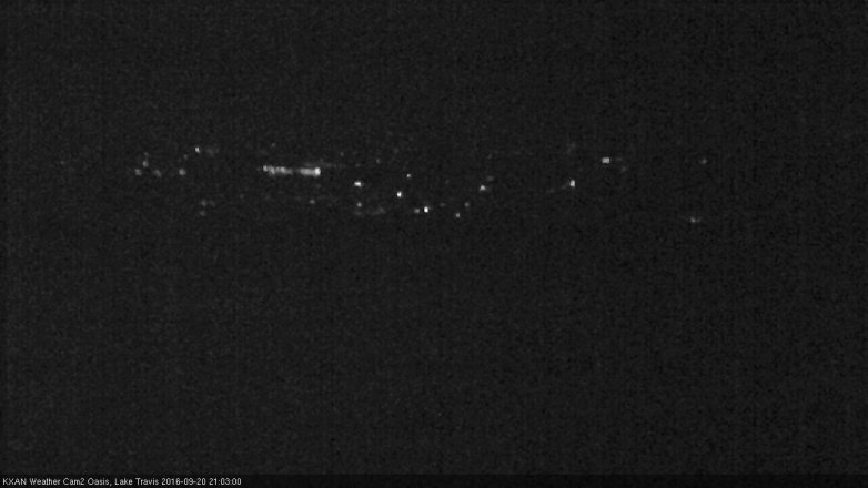Lake Travis webcam, September 20, 2016 8:20 PM CT