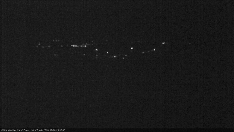 Lake Travis webcam, September 20, 2016 11:00 PM CT