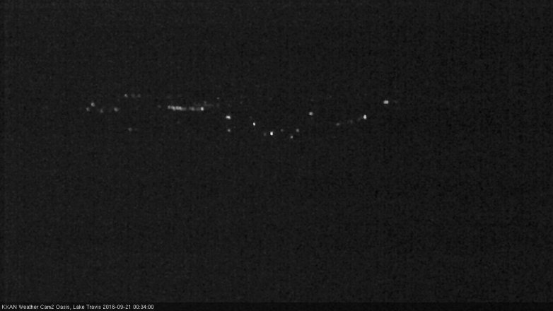 Lake Travis webcam, September 20, 2016 12:00 AM CT