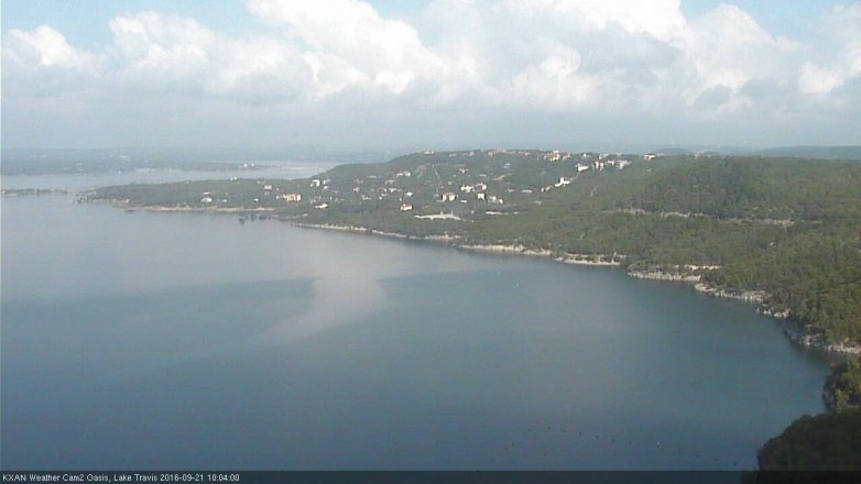 Lake Travis webcam, September 21, 2016 9:20 AM CT