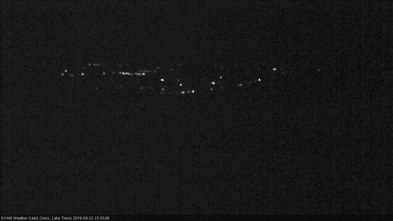 Lake Travis webcam, September 22, 2016 10:50 PM CT
