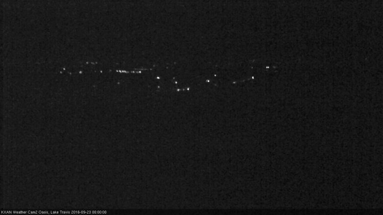Lake Travis webcam, September 22, 2016 11:30 PM CT