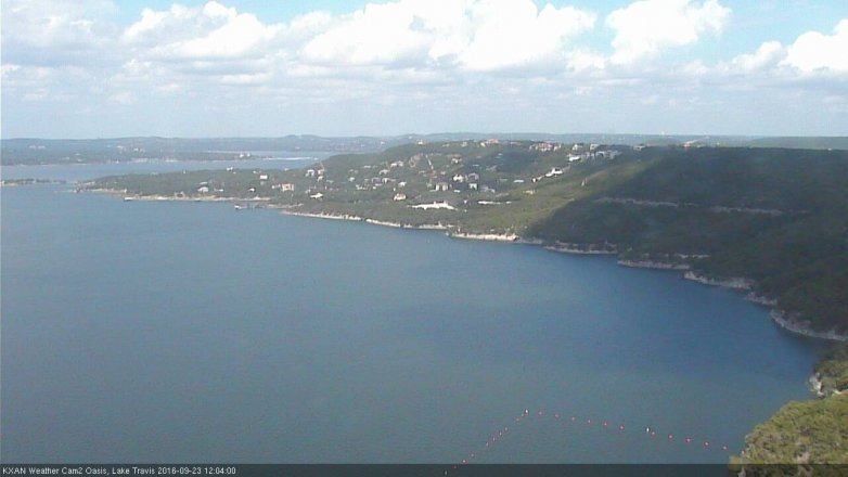 Lake Travis webcam, September 23, 2016 11:20 AM CT