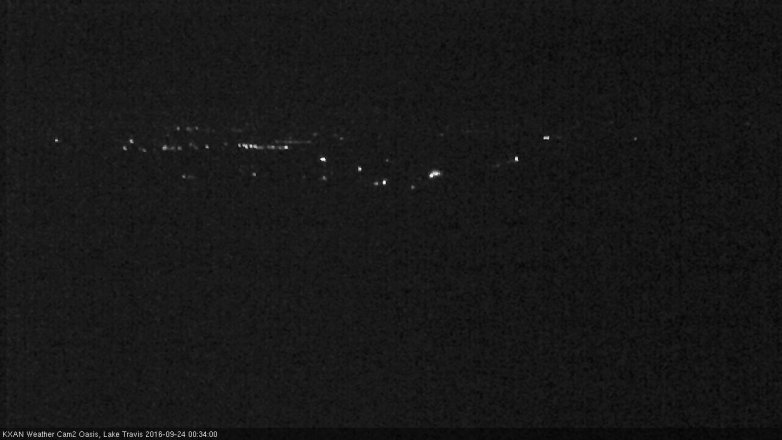 Lake Travis webcam, September 23, 2016 12:00 AM CT