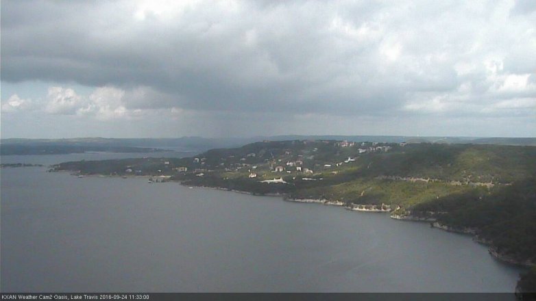 Lake Travis webcam, September 24, 2016 10:40 AM CT