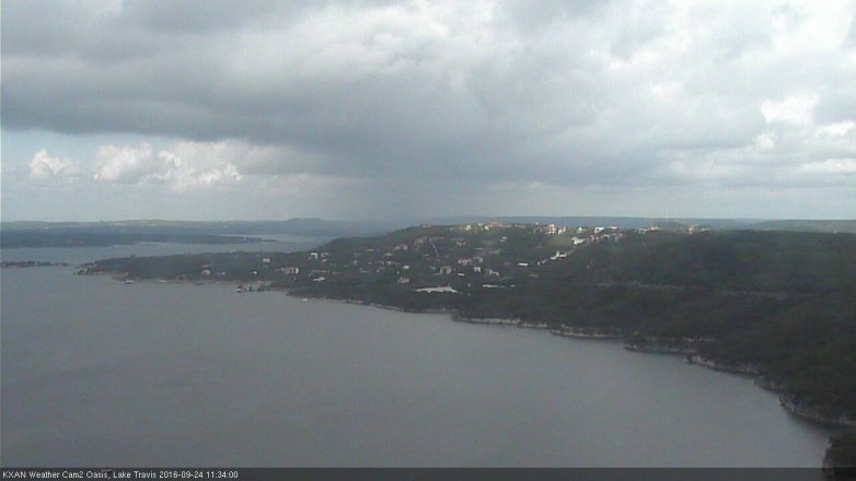 Lake Travis webcam, September 24, 2016 11:00 AM CT